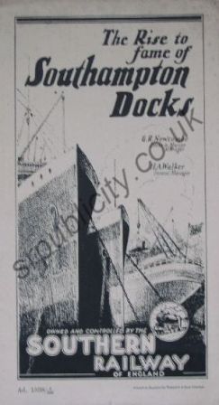 The rise to fame of Southampton Docks