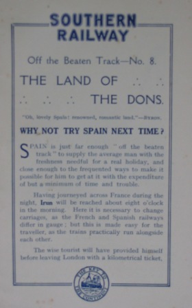 The Land of the Dons - Off the Beaten Track, No 8