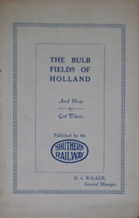 The Bulb Fields of Holland