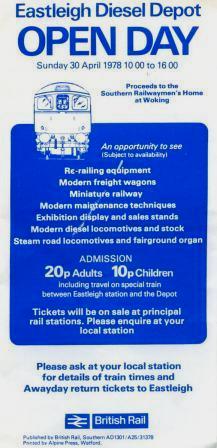 British Rail Open Days - Eastleigh