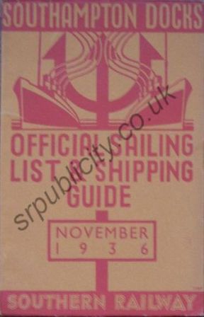 Southampton Docks - Official List