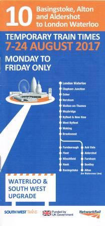 SWT timetable